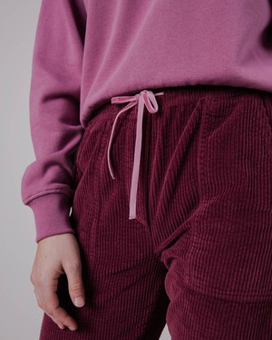 Patch Pocket Corduroy Pants Prune from Brava Fabrics