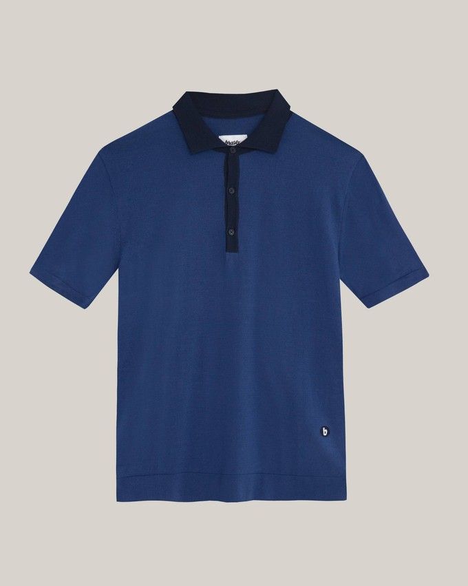 Navy Sky Polo Shirt from Brava Fabrics