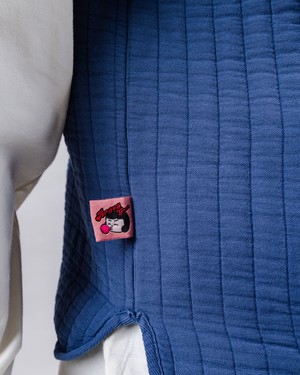 Quilt Vest Man Indigo from Brava Fabrics