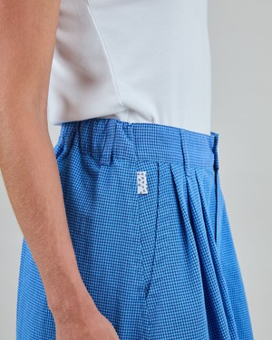 Checks Midi Skirt Blue from Brava Fabrics