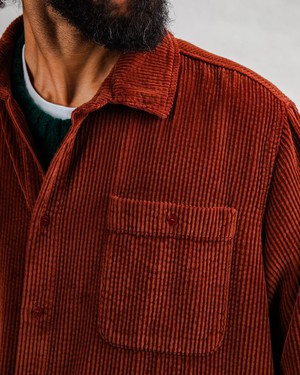 Corduroy Overshirt Copper from Brava Fabrics