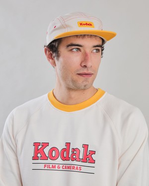 Kodak Retro FIlm Sweatshirt Ecru from Brava Fabrics