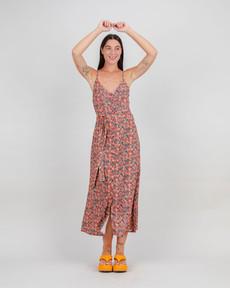 Passerine Strap Long Dress Coiro via Brava Fabrics