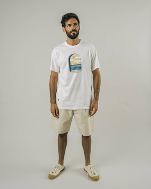 Sunbathing Club T-Shirt White from Brava Fabrics