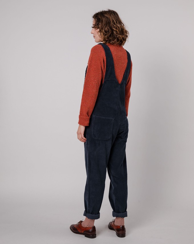 Workwear Corduroy Overall Navy from Brava Fabrics