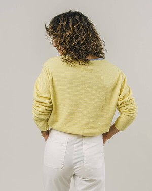 Unisex Long Sleeve T-Shirt Yellow from Brava Fabrics