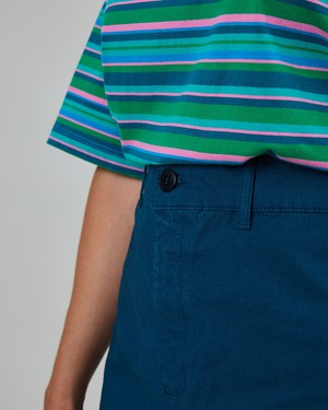 High Waist Shorts Blue from Brava Fabrics
