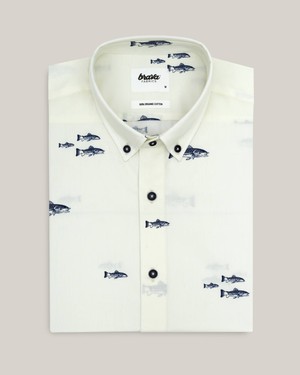 River Trout Printed Shirt from Brava Fabrics