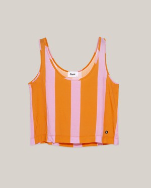 Color Block Tank Top Orange from Brava Fabrics