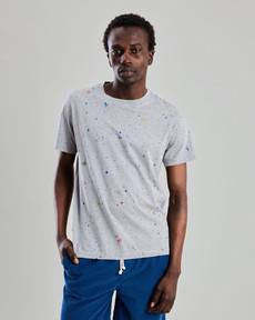Splash Paint Tshirt Grey via Brava Fabrics