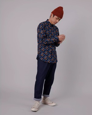Ucon Palma Shirt Navy from Brava Fabrics