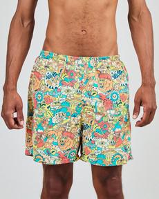 Asis Percales Party Animal Swimwear via Brava Fabrics