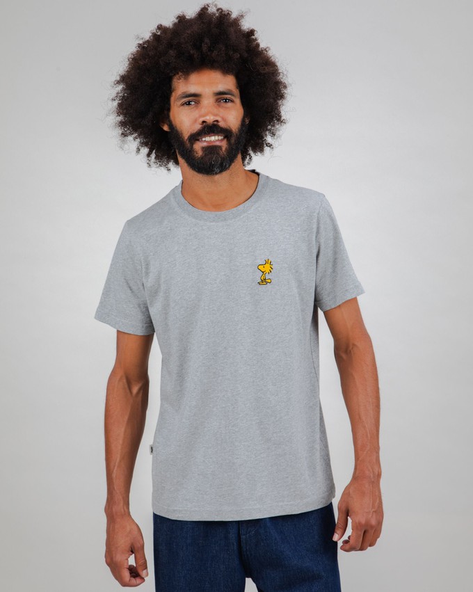 Peanuts Woodstock T-Shirt Grey from Brava Fabrics