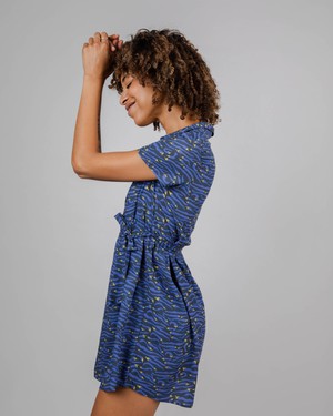 Jalapeño Short Dress Navy from Brava Fabrics
