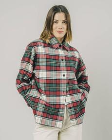 Check Oversized Overshirt Spice via Brava Fabrics