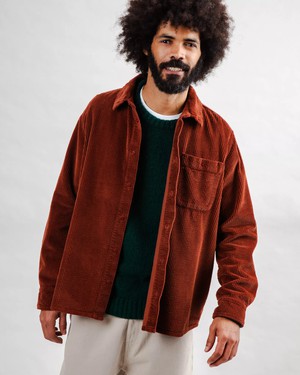 Corduroy Overshirt Copper from Brava Fabrics