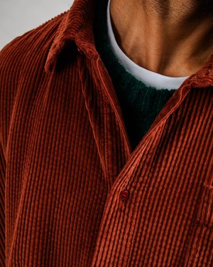 Corduroy Overshirt Copper from Brava Fabrics
