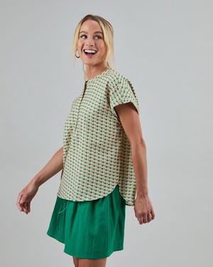 Sardinas Sleeveless Blouse Yellow from Brava Fabrics