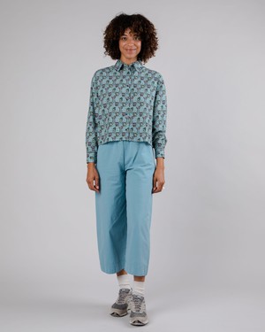 Spring Boxy Blouse Blue from Brava Fabrics Spring Boxy Blouse Blue from Brava Fabrics