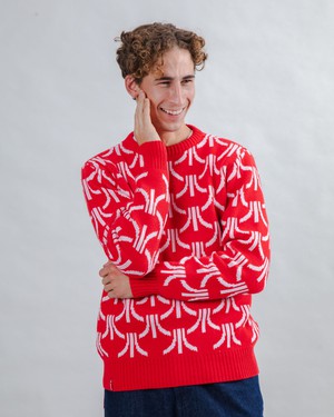 Atari Sweater Monogram Jacquard from Brava Fabrics