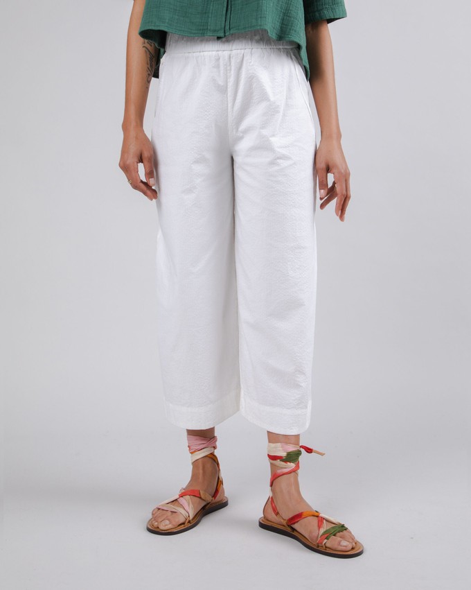 Picnic Oversized Pant White from Brava Fabrics