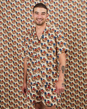 This is Spain by Martin Parr Magnum Aloha shirt from Brava Fabrics