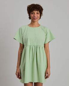 Checks Oversize Shorts Dress Green via Brava Fabrics