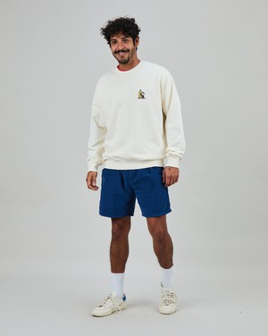 Peanuts Surf Sweatshirt Ecru from Brava Fabrics