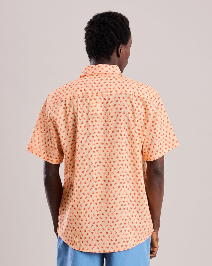Palamos Shrimp Printed Shirt from Brava Fabrics