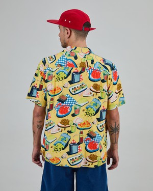 Chiringuito Aloha Shirt Yellow from Brava Fabrics