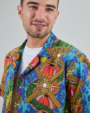 Atari Centipede Aloha Shirt from Brava Fabrics