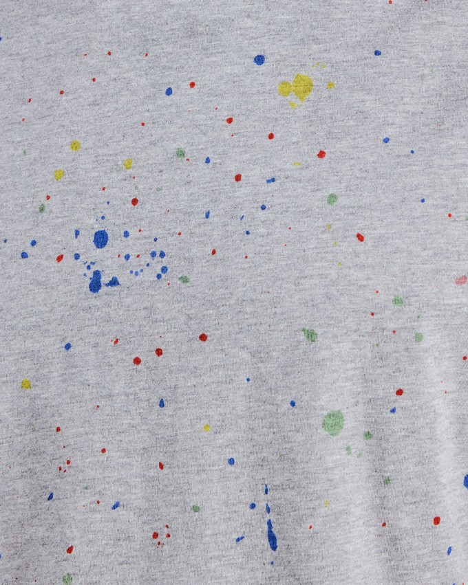 Splash Paint Tshirt Grey from Brava Fabrics