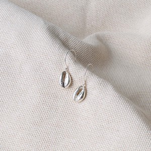 Concha Earrings Silver from Cano