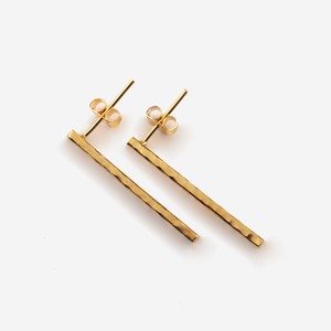 MARIBEL Gold Earring Hammered from Cano