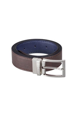 Reverse reversible belt – Blue/Brown from CANUSSA