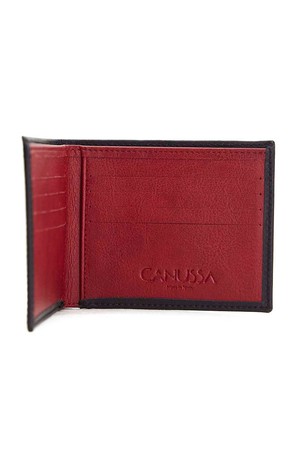 Slim wallet - Black/Red from CANUSSA