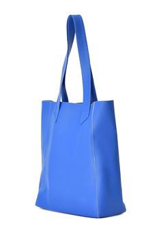 Second Life | Tote XXL shoulder bag - Ocean blue via CANUSSA