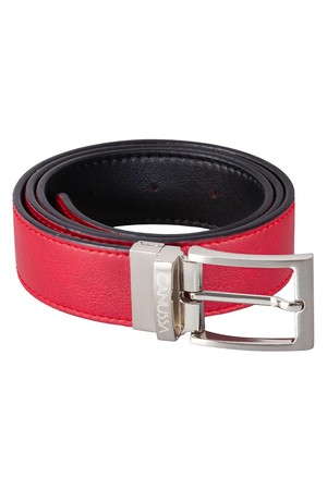 Reverse reversible belt – Black/Red from CANUSSA