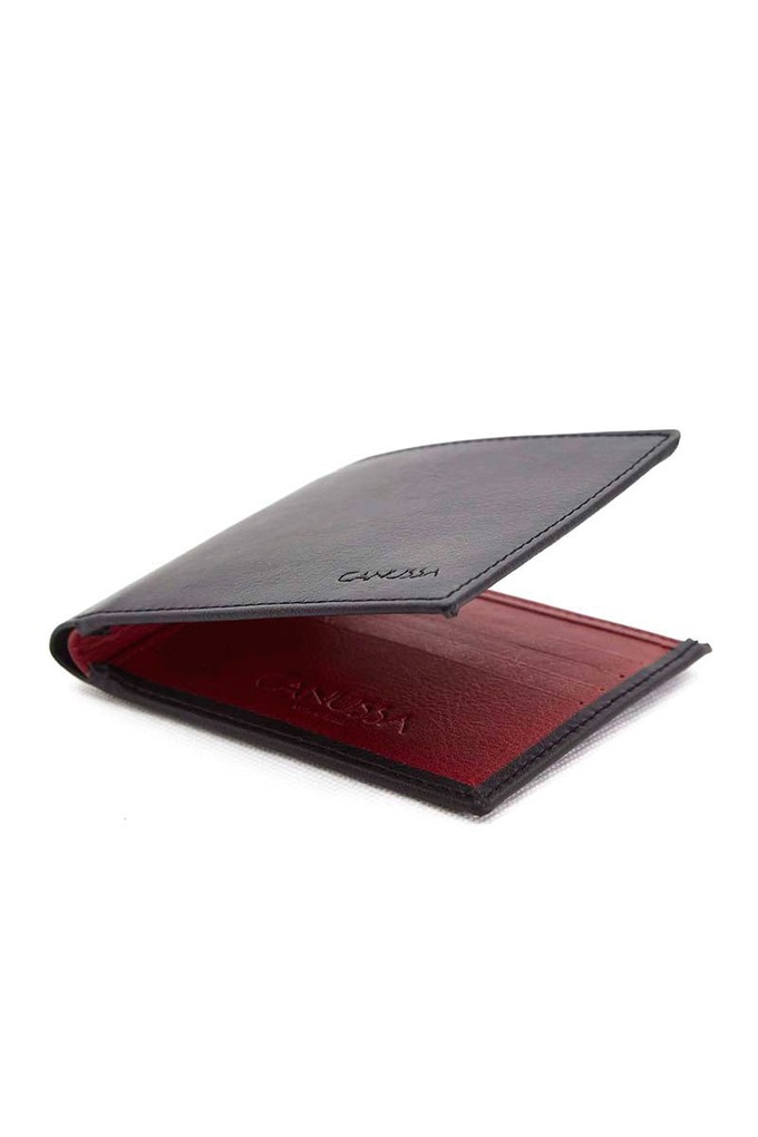 Slim wallet - Black/Red from CANUSSA