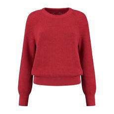 Knitted jumper  Recycled Cotton & Tencel Raspberry Red van Charlie Mary