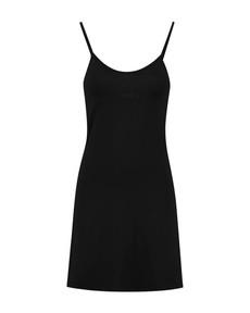 Black cotton (Slip)dress van Charlie Mary