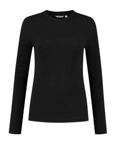 Signe Long-sleeved Shirt Black via Charlie Mary
