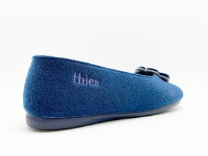 thies 1856 ® Recycled PET Ballerina vegan navy from COILEX