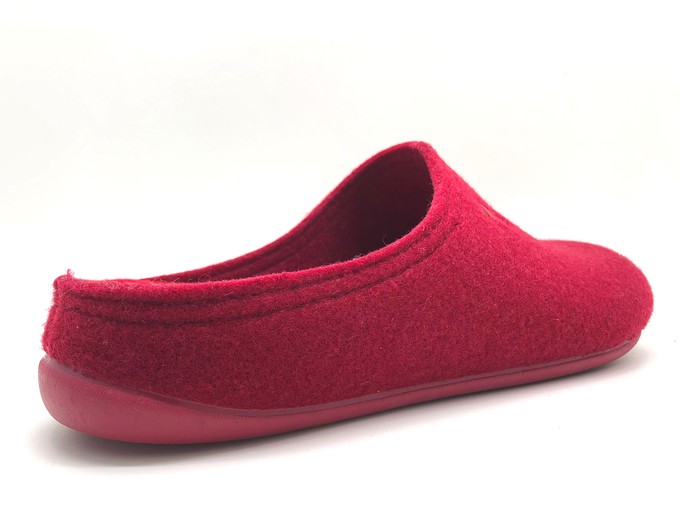 thies 1856 ® Recycled PET Slipper vegan bordeaux (W/M) from COILEX