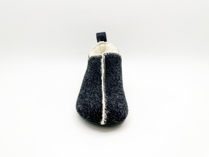 thies 1856 ® Kids Wool Slipper Boot dark grey (K) from COILEX