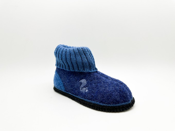 thies 1856 ® Mountain Wool Slipper Boot denim blue (K) from COILEX