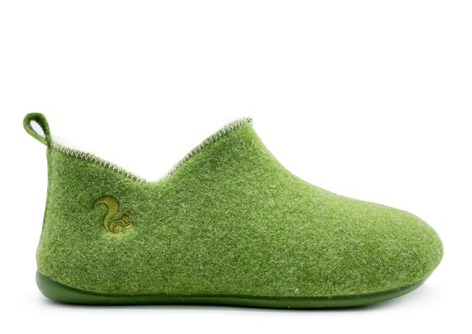 thies 1856 ® Slipper Boots light green with Eco Wool (W) from COILEX