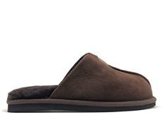 thies 1856 ® Sheepskin Grumpy Dad Slipper dark brown (M) via COILEX