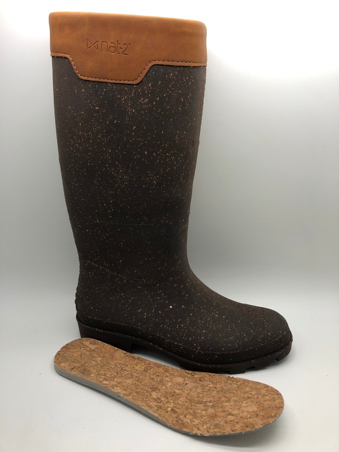 nat-2™ Rugged Prime Bully vegan cork (M) | 100% waterproof rainboots from COILEX