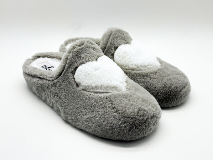 thies 1856 ® Rec Heart Slipper taupe love from COILEX
